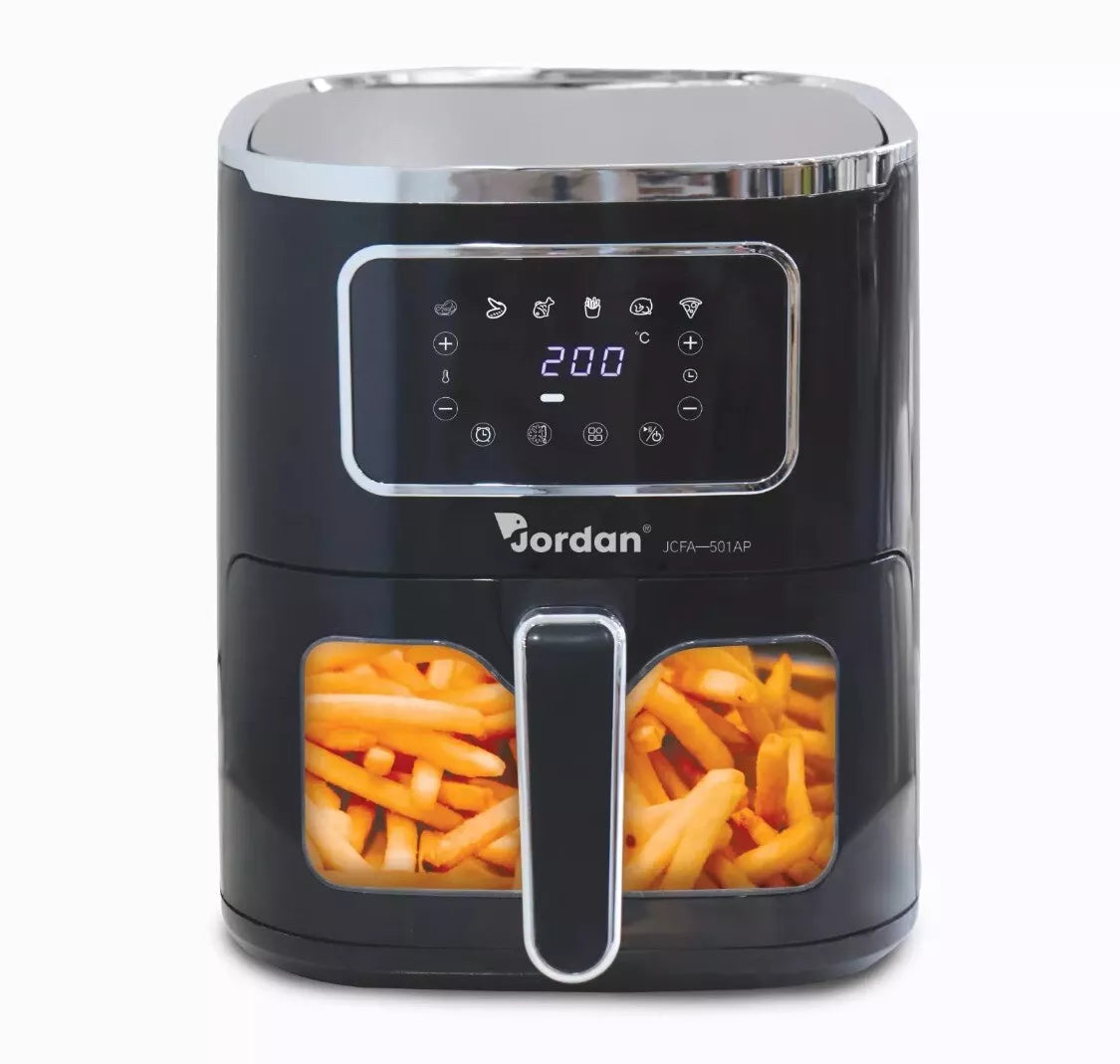 Friggitrice ad Aria Capacità 7,5 L Digitale LED Jordan JCFA-501APN 1600 W Nero