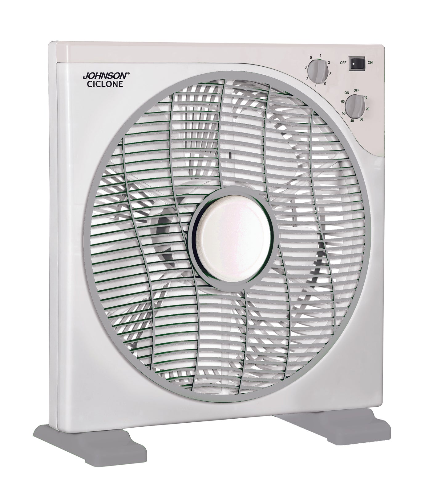 Johnson Ventilatore da tavolo Ciclone Fresco e Potente 35 cm 3 velocità 45 W Timer