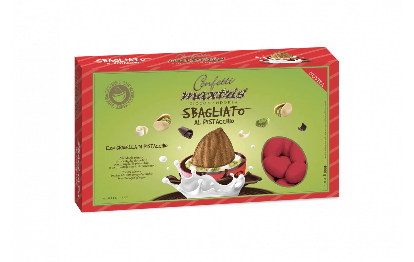 Maxtris - Confetti Sbagliato al Pistacchio Rosso