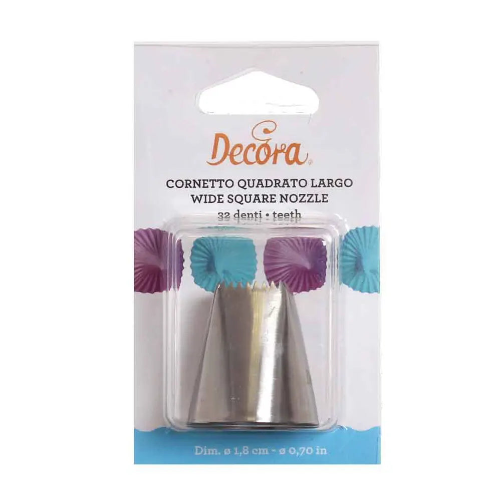 Decora - Beccuccio Speciale Quadrato Largo 32 Denti