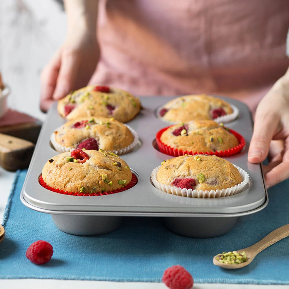 Decora Stampo 6 Jumbo Muffin Ø 9 cm - 34 cm x 22 cm x 4.5 h cm