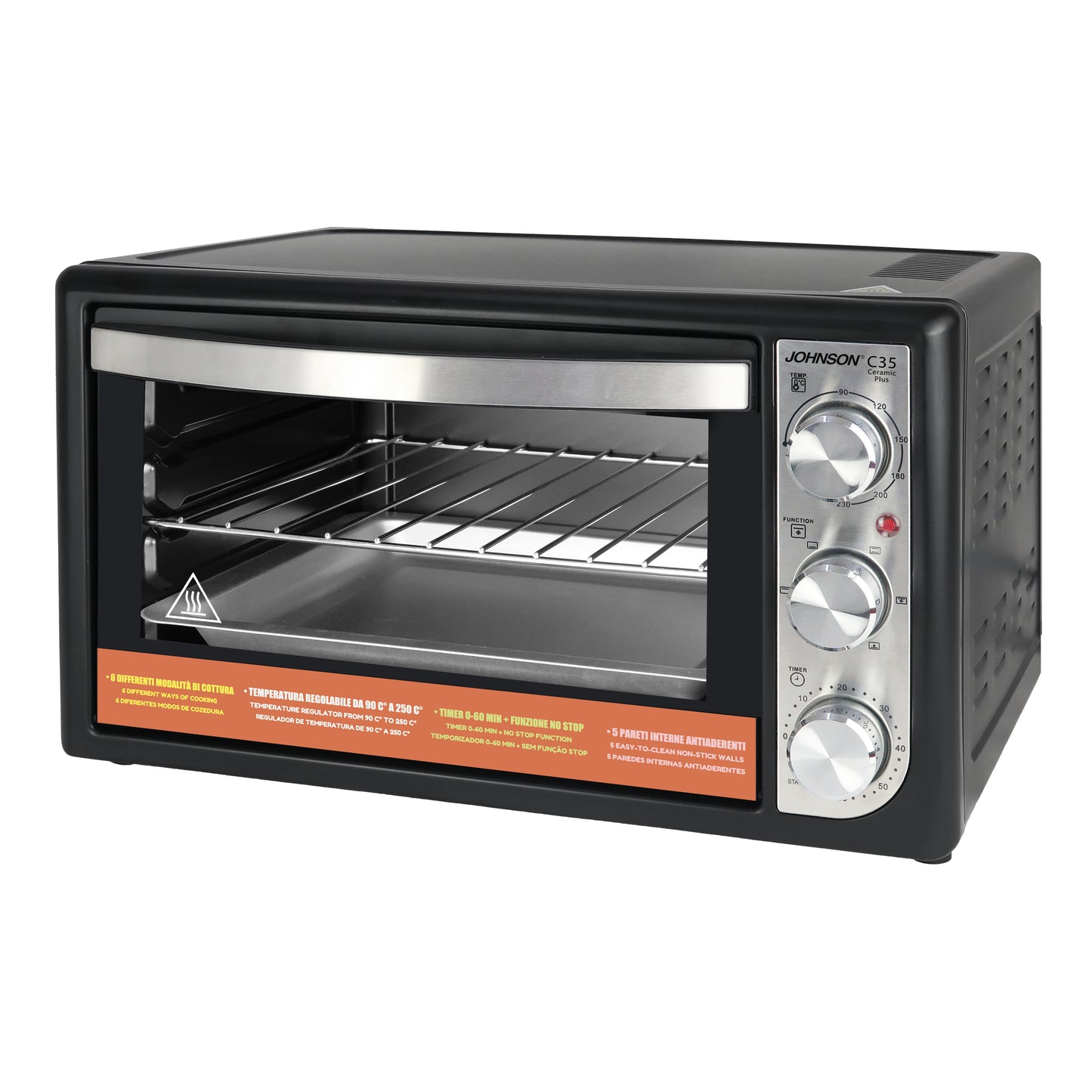 Johnson Forno Elettrico C35 Ceramic Plus 1500 W