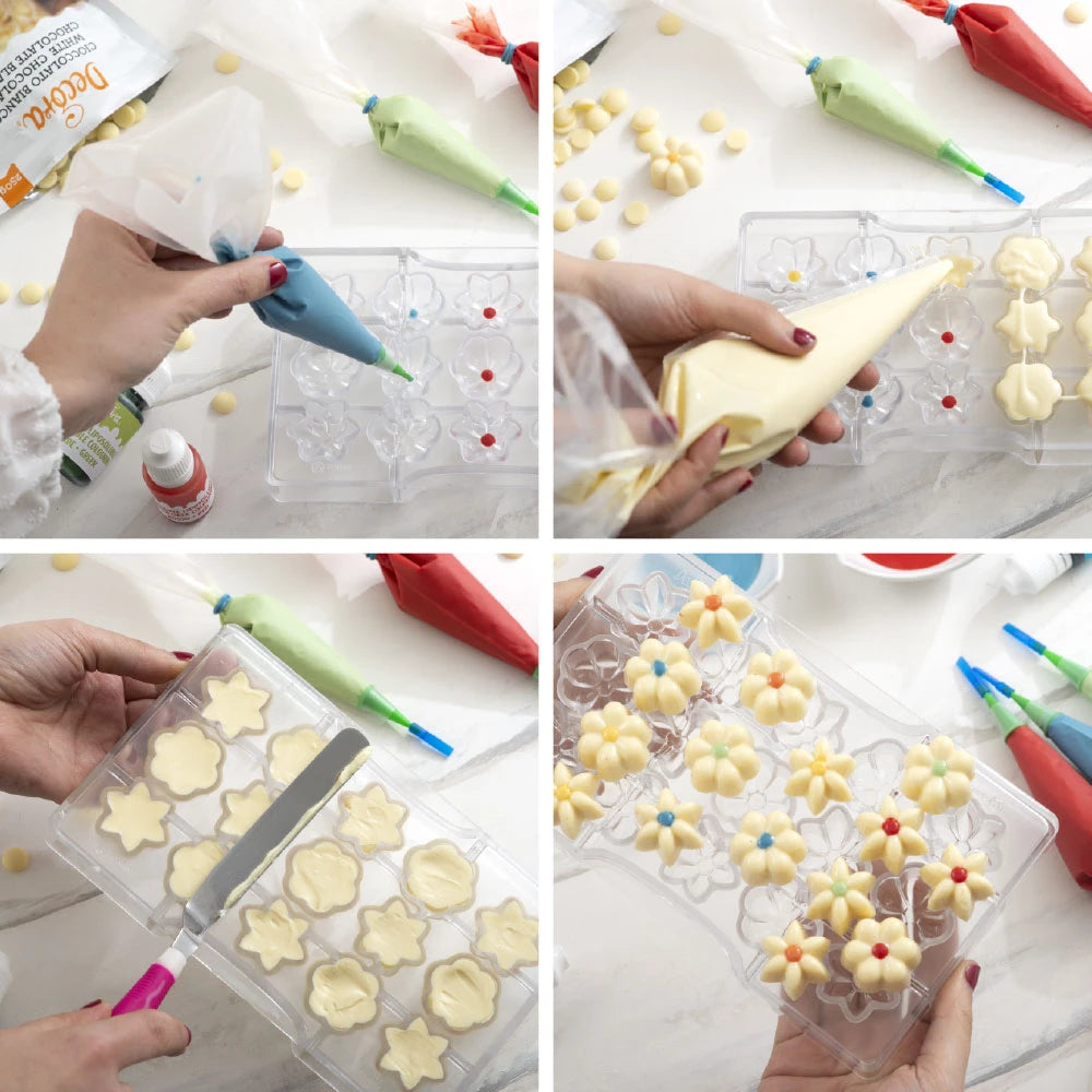 Decora - Stampo per cioccolatini a forma di fiori
