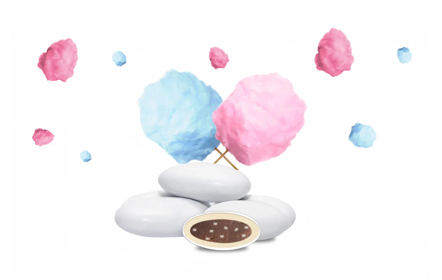 Maxtris - Confetti Two Milk Crunch Zucchero Filato