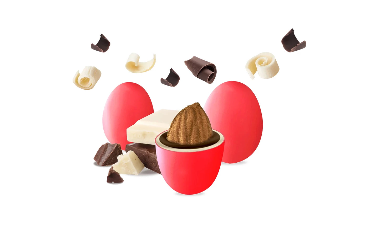 Maxtris - Vassoio Confetti Incartati Dolce Laurea Rosso