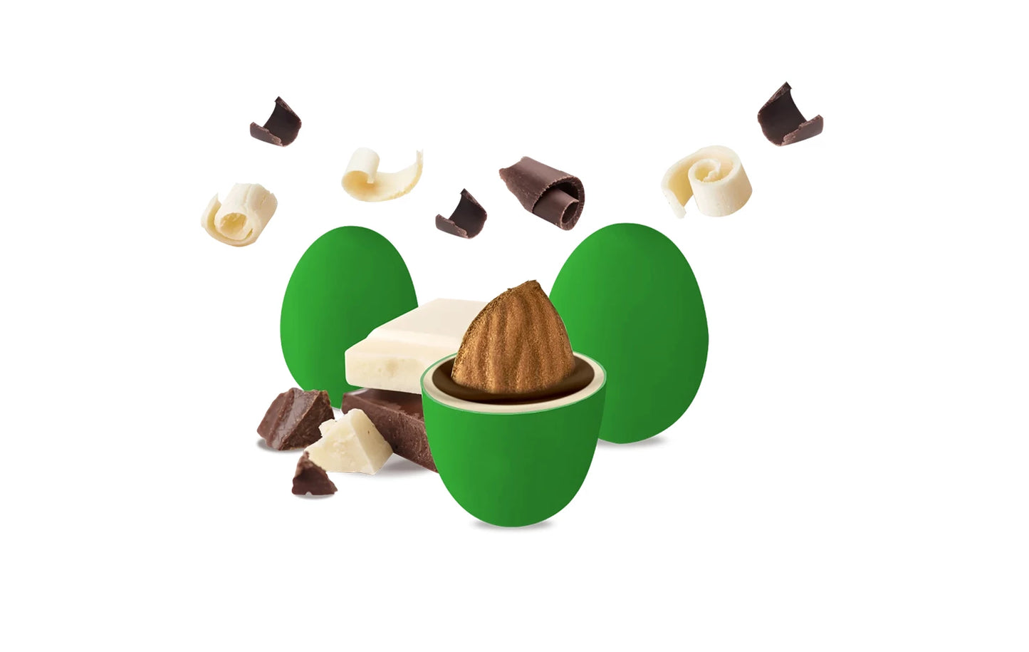Maxtris - Vassoio Confetti Incartati Dolce Promessa Verde
