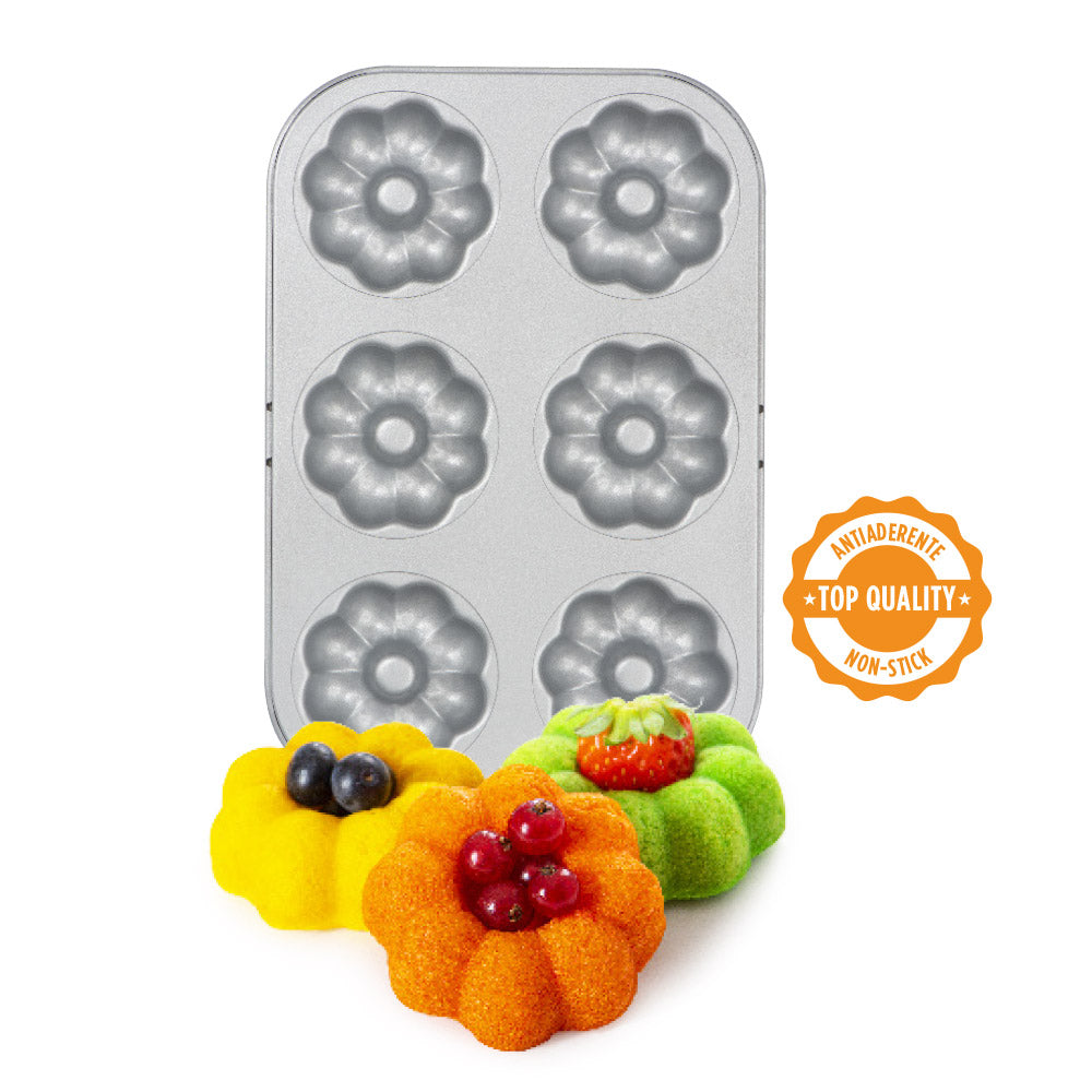 Decora Flowers Stampo antiaderente 27x18cm