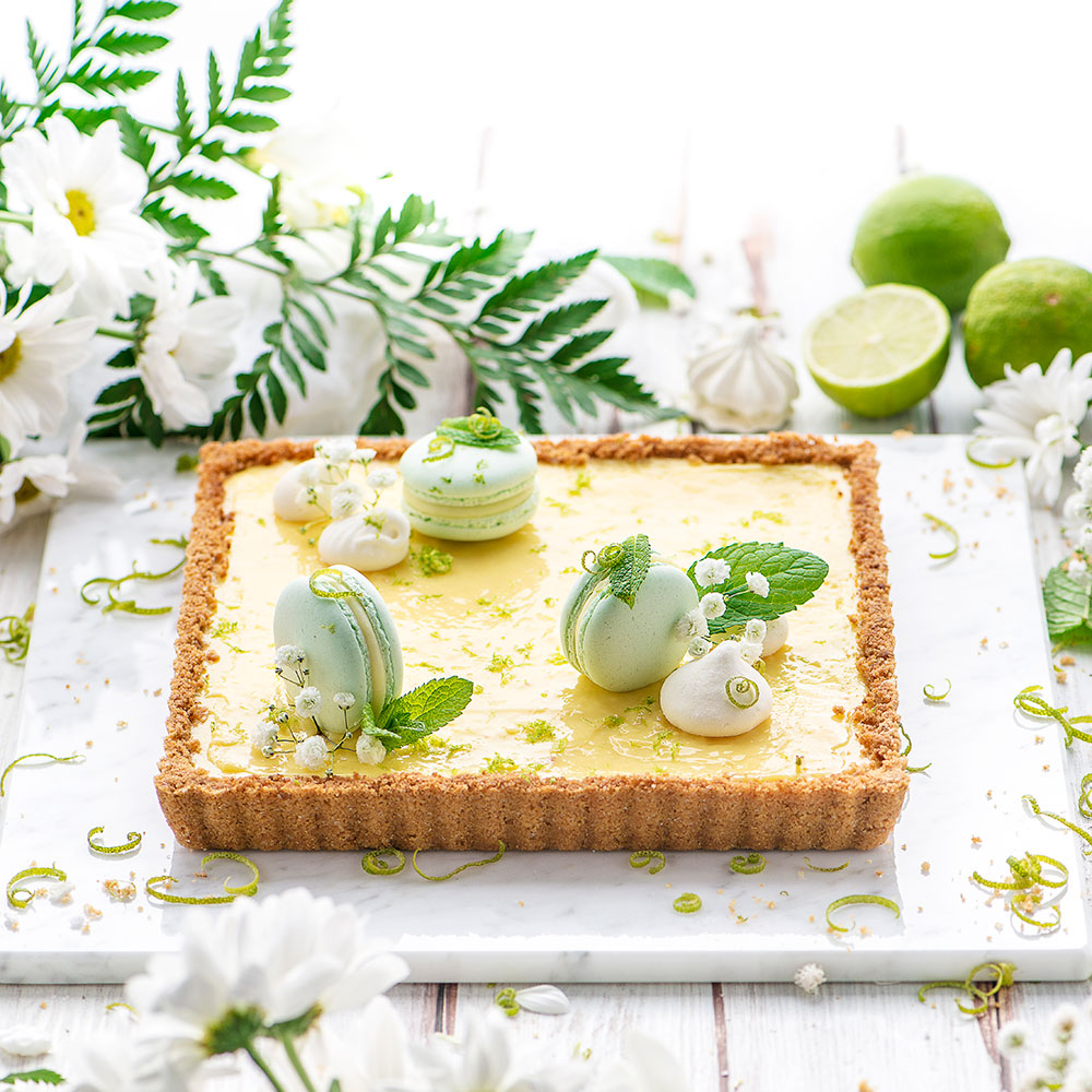Decora - Stampo crostata con fondo mobile quadrato