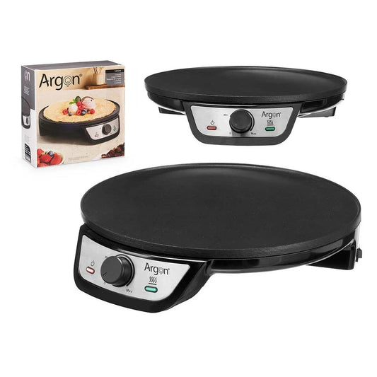 Argon Piastra per Crêpe Y-8906 Nero 1200 W