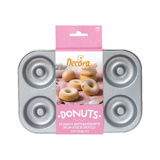 Decora Donuts Stampo Antiaderente 27x18cm