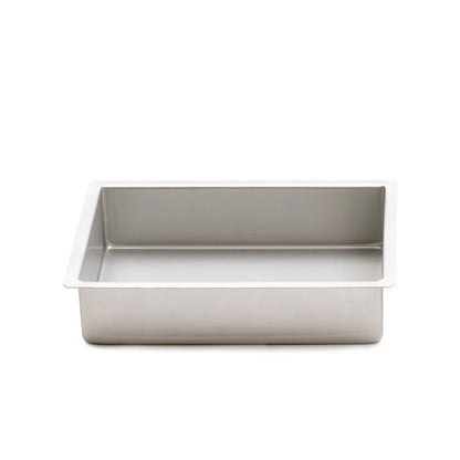 Decora Teglia Professionale Anodizzata Rettangolare - Altezza 7.5 cm