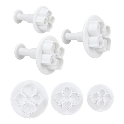 Graziano - Set da 3 Tagliapasta a forma di Ortensia