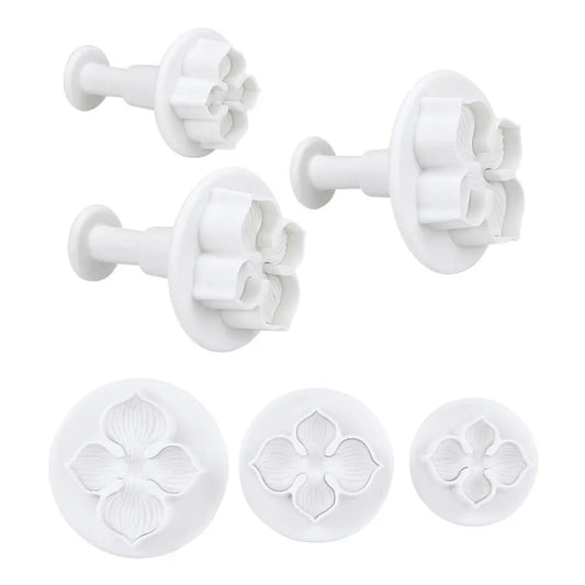 Graziano - Set da 3 Tagliapasta a forma di Ortensia