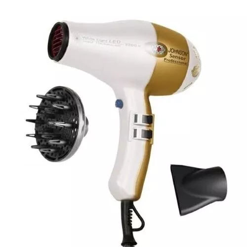Johnson Asciugacapelli Professionale con dispositivi ionizzatore