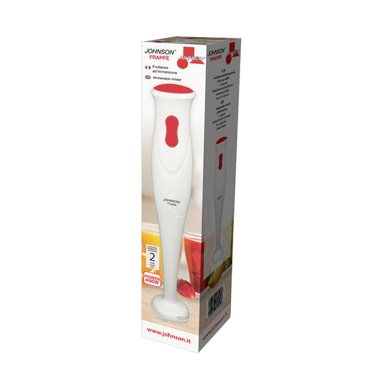 Johnson FRAPPÈ frullatore a Immersione 400 W lame in acciaio inox