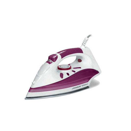 Johnson Ferro Da Stiro A Vapore Millefori Con Piastra In Acciaio Inox Colore Viola 2200 W