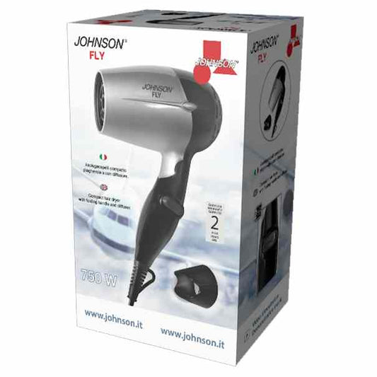 Johnson Fly Asciugacapelli da Viaggio 750 W