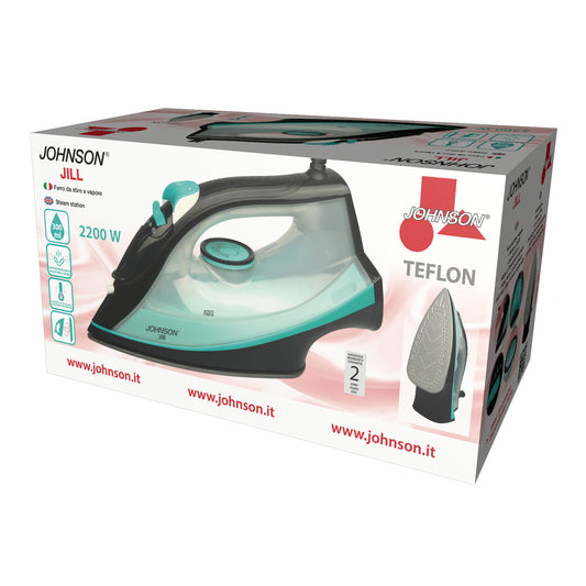 Johnson Jil Ferro Da Stiro A Vapore Con Piastra In Teflon 0,3 L 2200 W