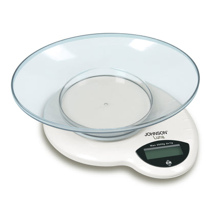 Johnson Luna Bilancia da Cucina Digitale Precisione Estrema - MAX 3 kg