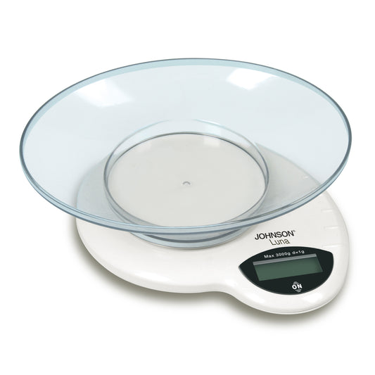 Johnson Luna Bilancia da Cucina Digitale Precisione Estrema - MAX 3 kg