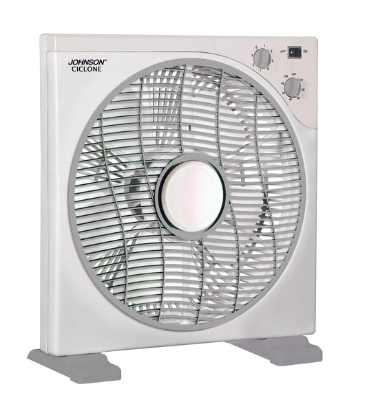 Johnson Ventilatore da tavolo Ciclone Fresco e Potente 35 cm 3 velocità 45 W Timer