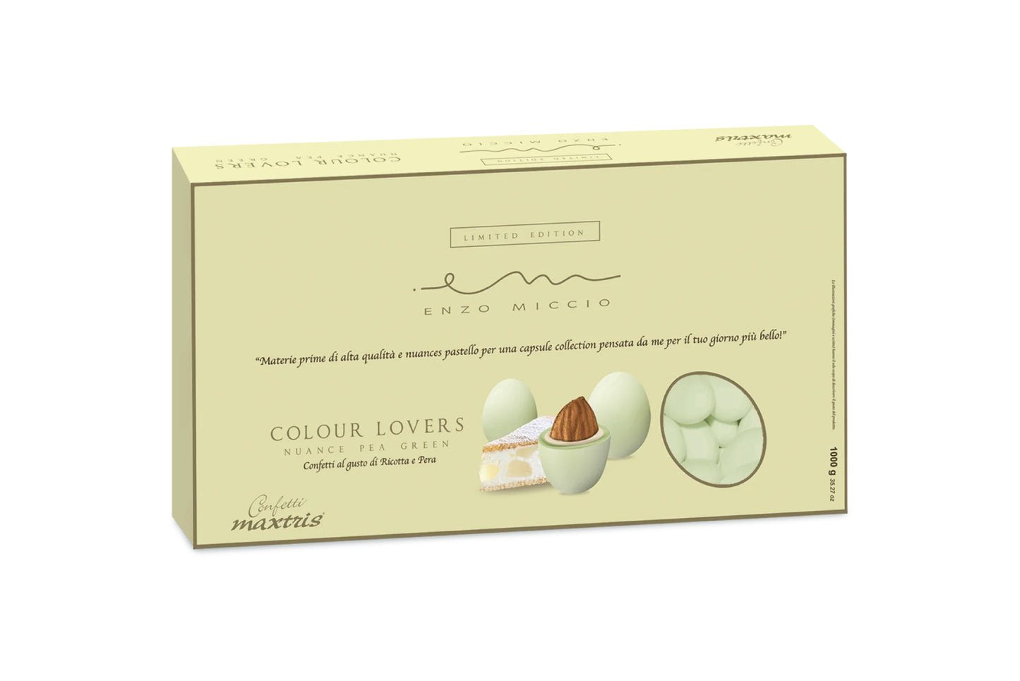 Maxtris - Confetti Enzo Miccio Nuance Pea Green