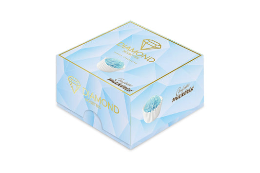 Maxtris - Vassoio Confetti DIAMOND Noisettes Celeste