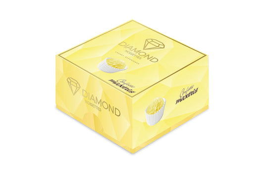 Maxtris - Vassoio Confetti DIAMOND Noisettes Giallo