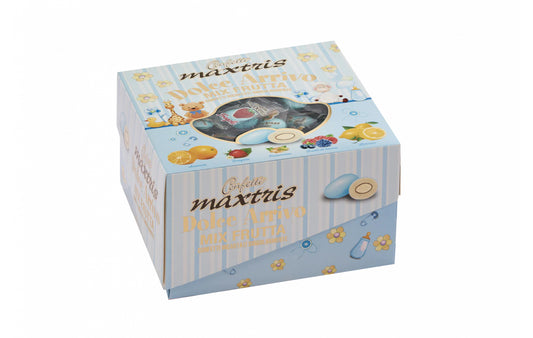 Maxtris - Vassoio Confetti Incartati Mix Frutta Celeste