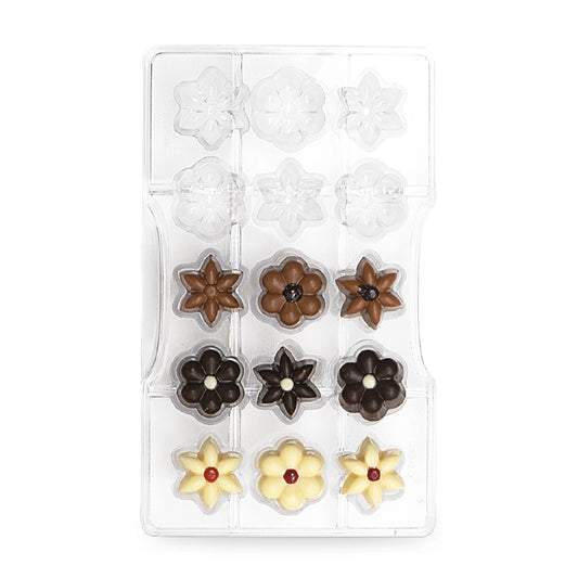 Decora - Stampo per cioccolatini a forma di fiori