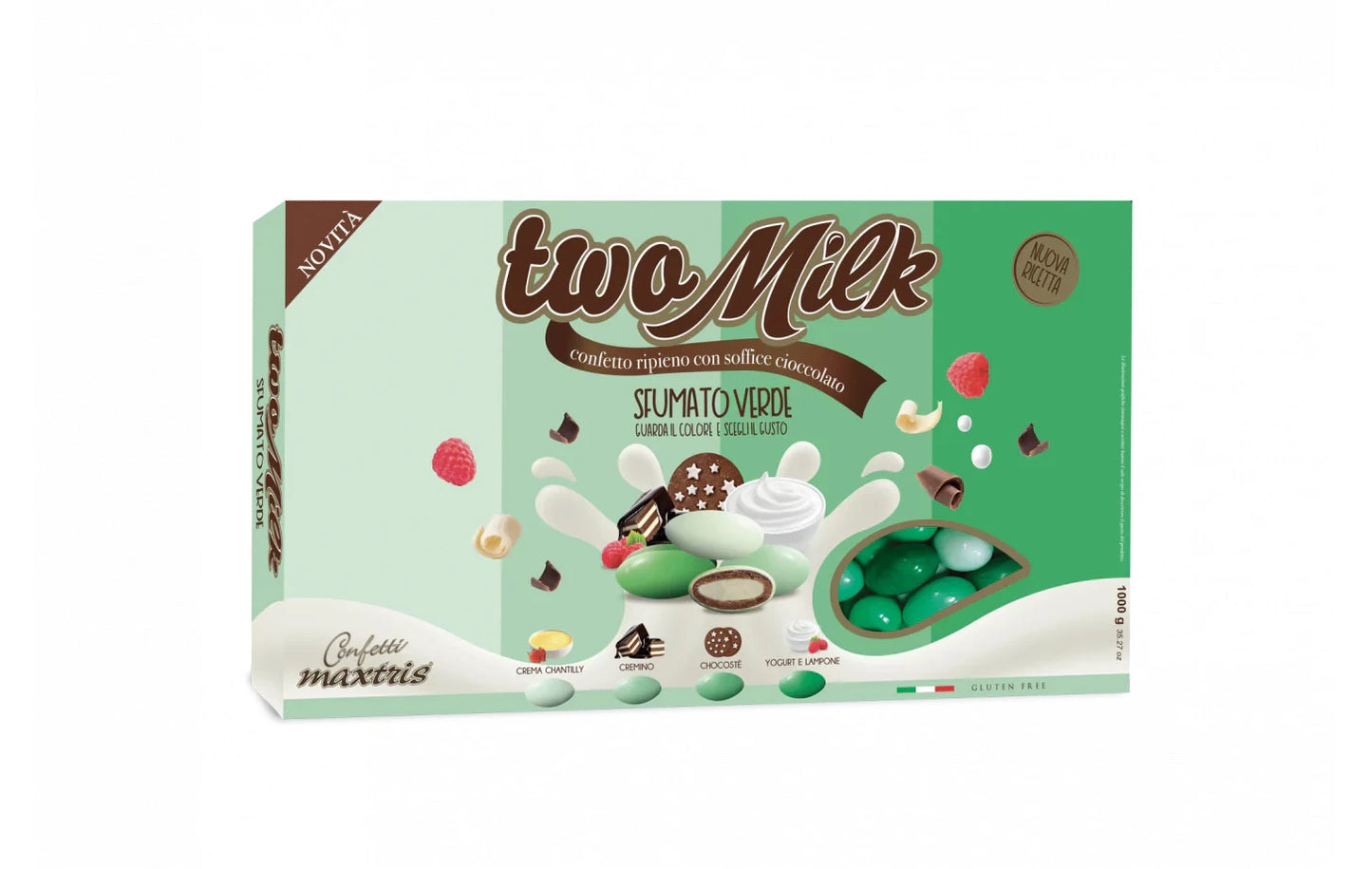 Maxtris - Confetti Two Milk Sfumato Verde