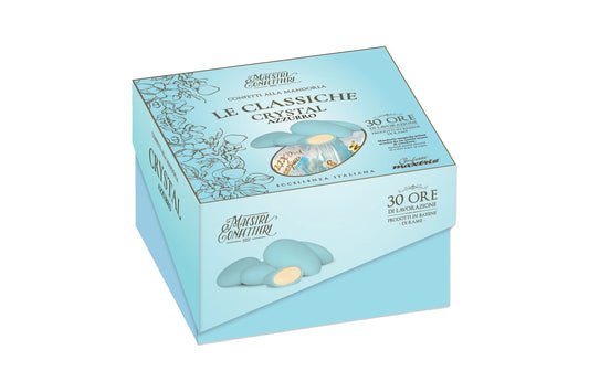 Maxtris - Vassoio Confetti Incartati Crystal Almond Celeste