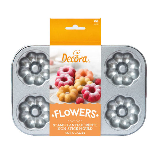 Decora Flowers Stampo antiaderente 27x18cm