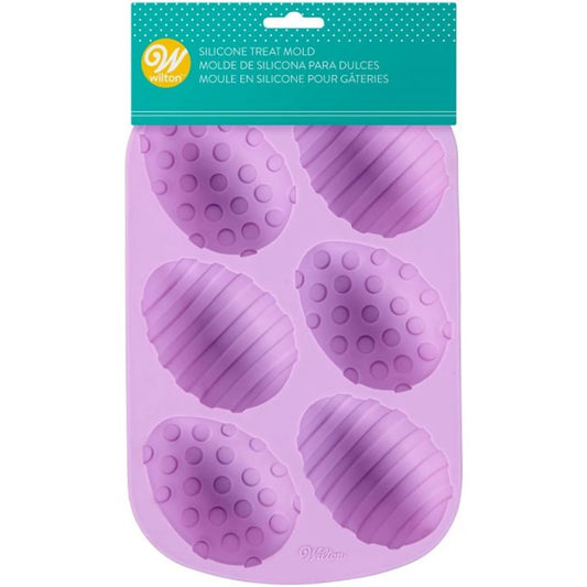 Wilton - Stampo in silicone a 6 cavità uova di Pasqua