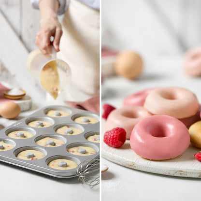 Decora - Stampo Donuts 26,5 x 35,5 x h 2,5 cm - 12 cavità