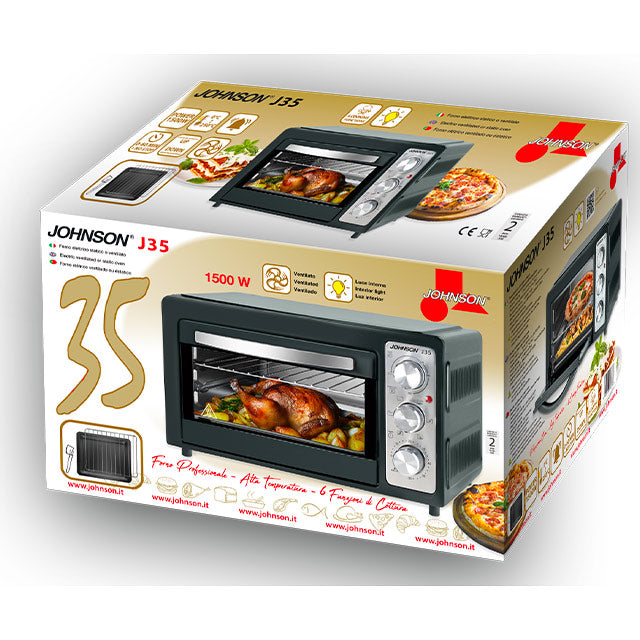 Johnson J35 Forno Elettrico Statico e Ventilato 1500 W