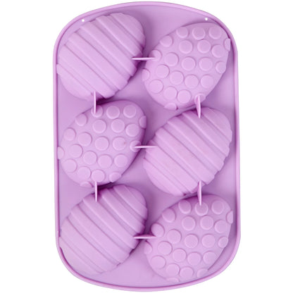 Wilton - Stampo in silicone a 6 cavità uova di Pasqua